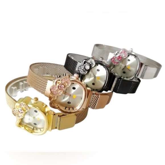 NEW Hello Kitty Watches with Bow Accents - Picture 2 of 5